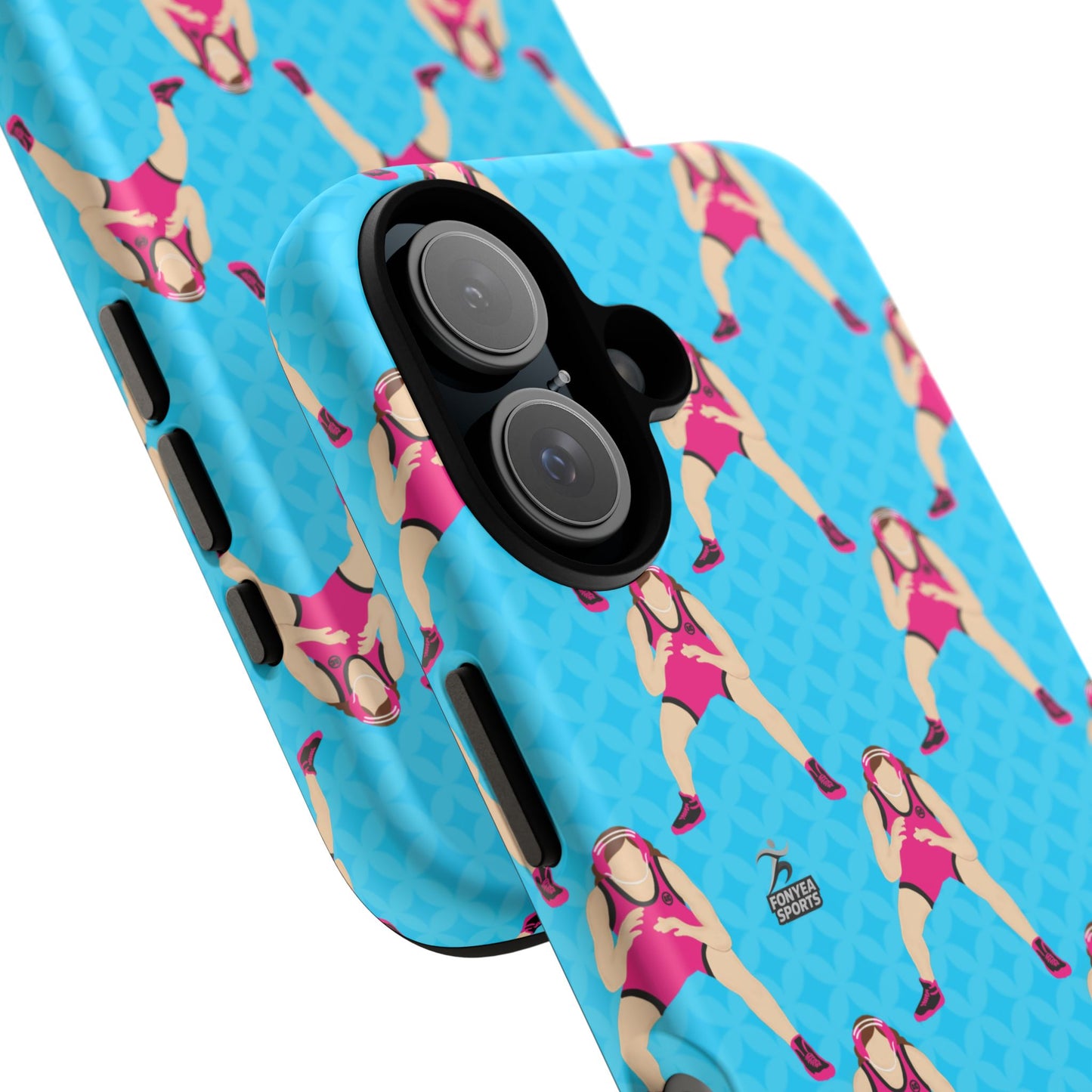 Personalized Wrestler Girl Tough Phone Case, Fonyea Sports