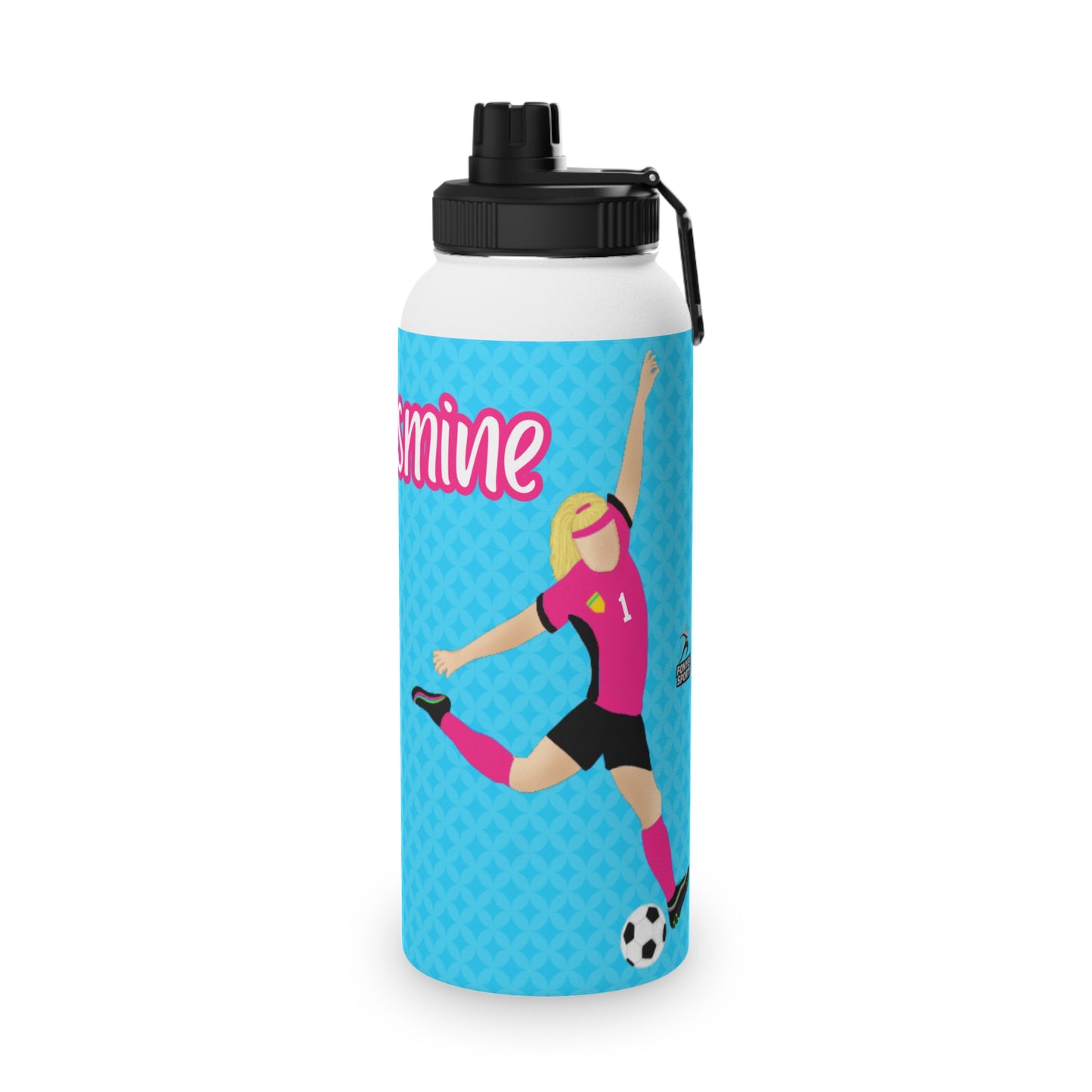 Fonyea Sports Soccer Girl Stainless Steel Water Bottle