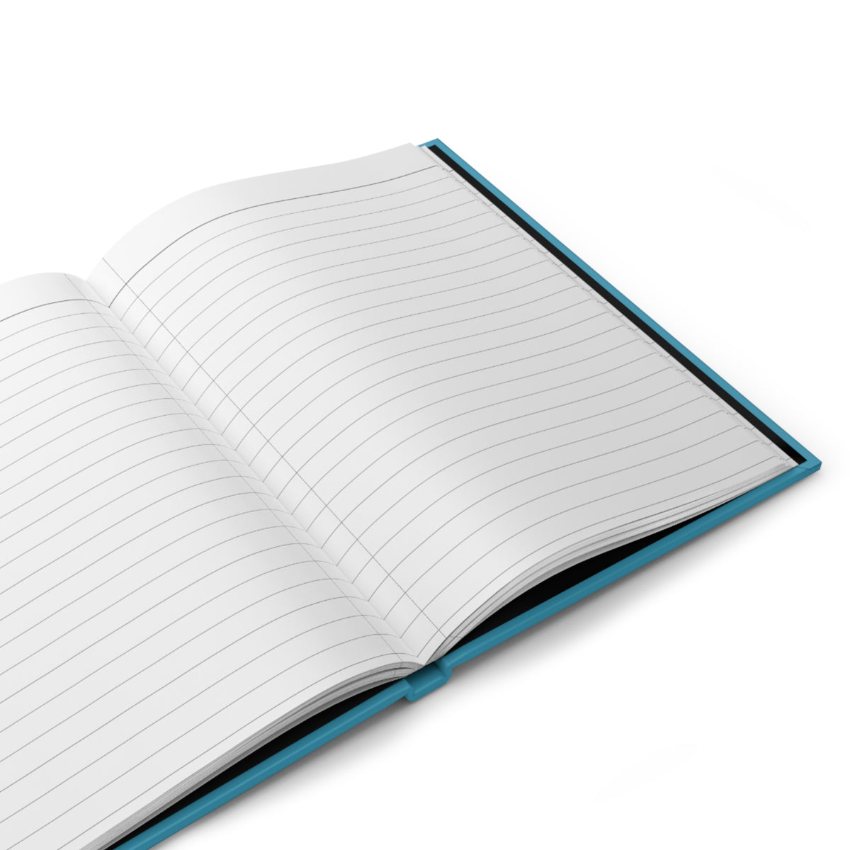 Gymnast Personalized Blank Lined Journal — Hardback Edition Aqua