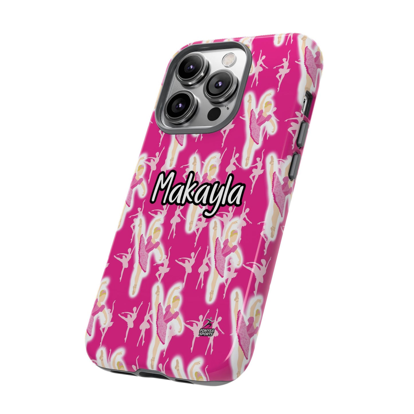 Personalized Ballerina Dancer Tough Phone Case, Fonyea Sports