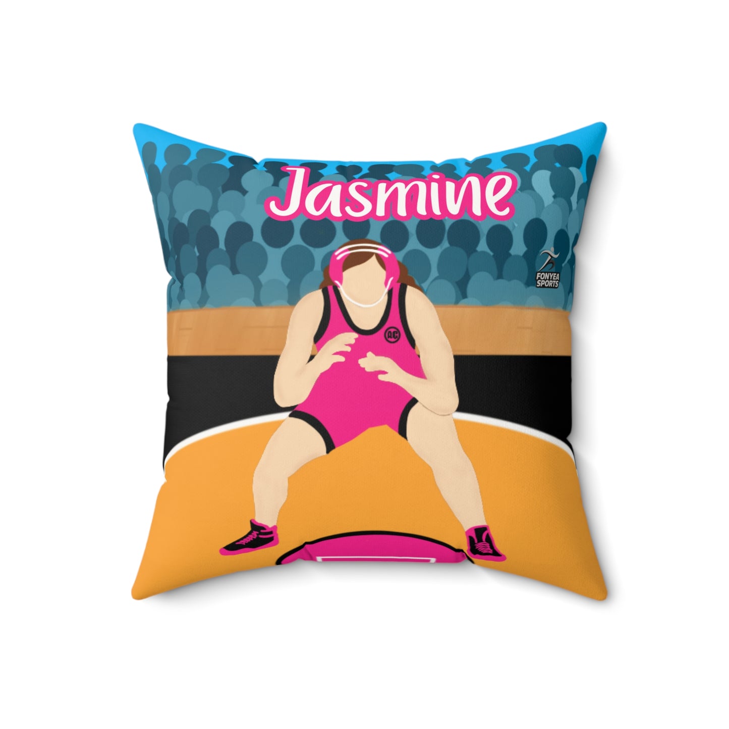 Fonyea Sports Wrestler Girl Pillow