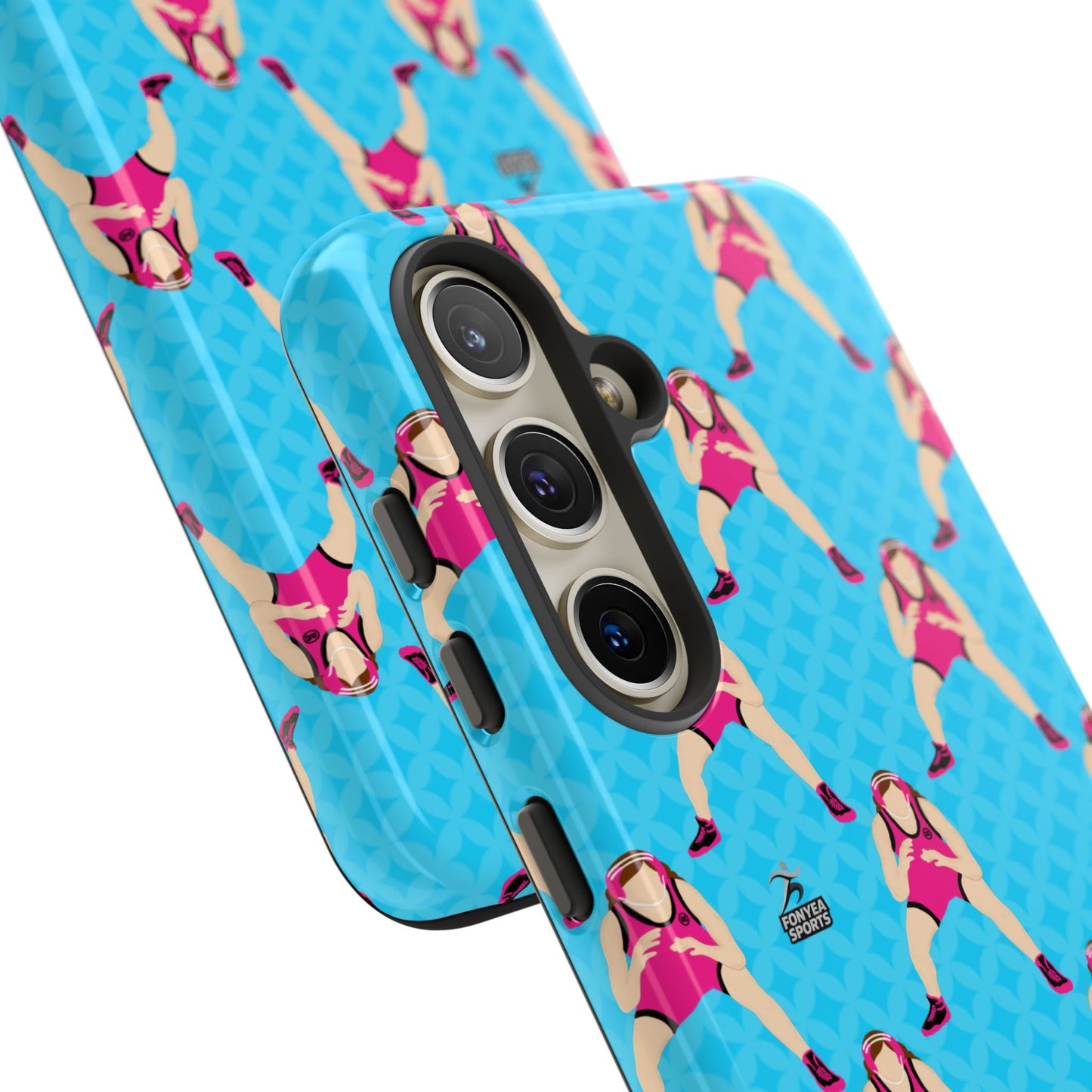 Personalized Wrestler Girl Tough Phone Case, Fonyea Sports