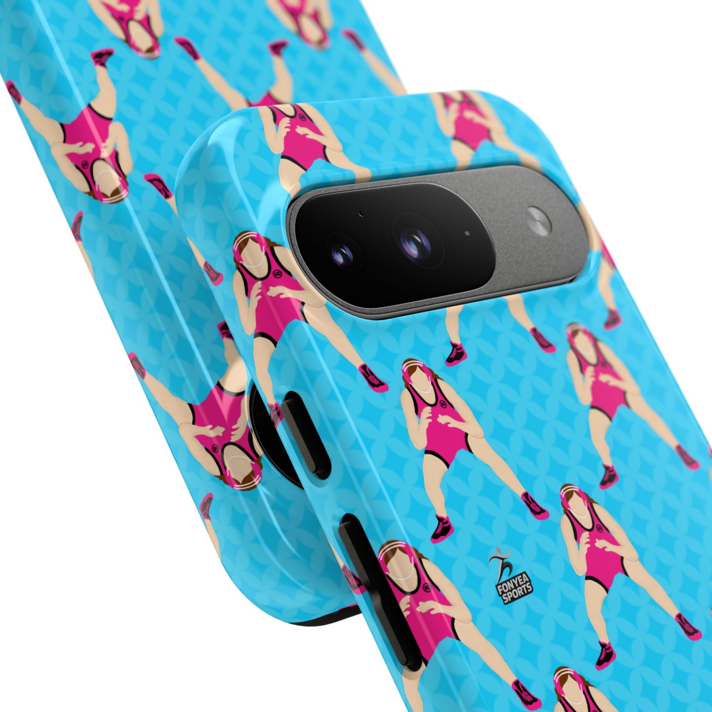 Personalized Wrestler Girl Tough Phone Case, Fonyea Sports