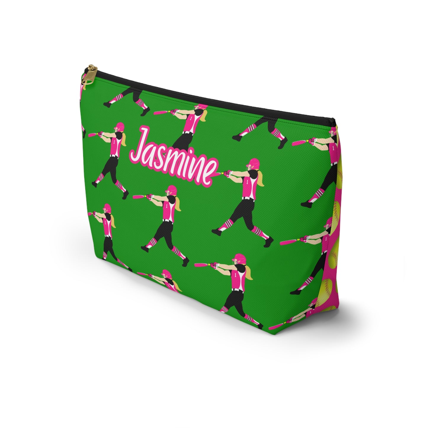 Fonyea Sports Softball Accessory Makeup Pouch Bag