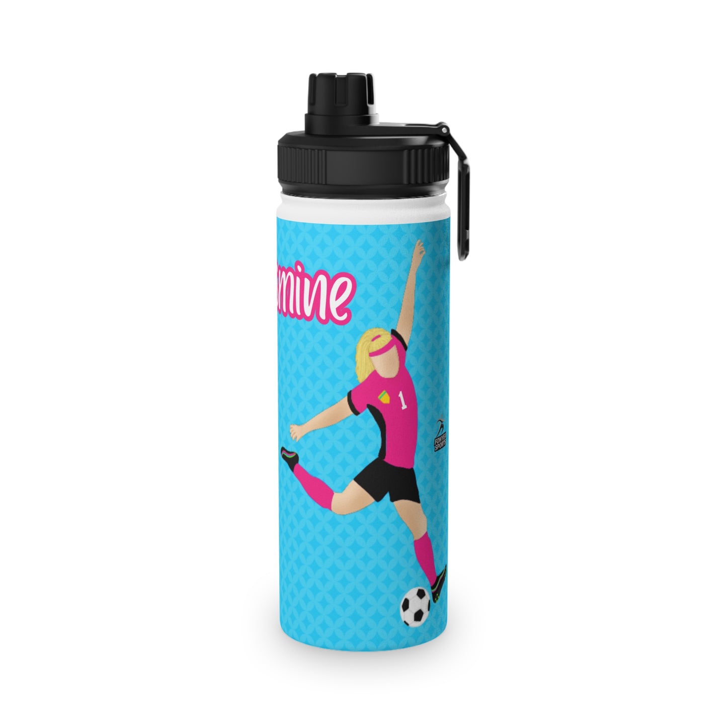 Fonyea Sports Soccer Girl Stainless Steel Water Bottle