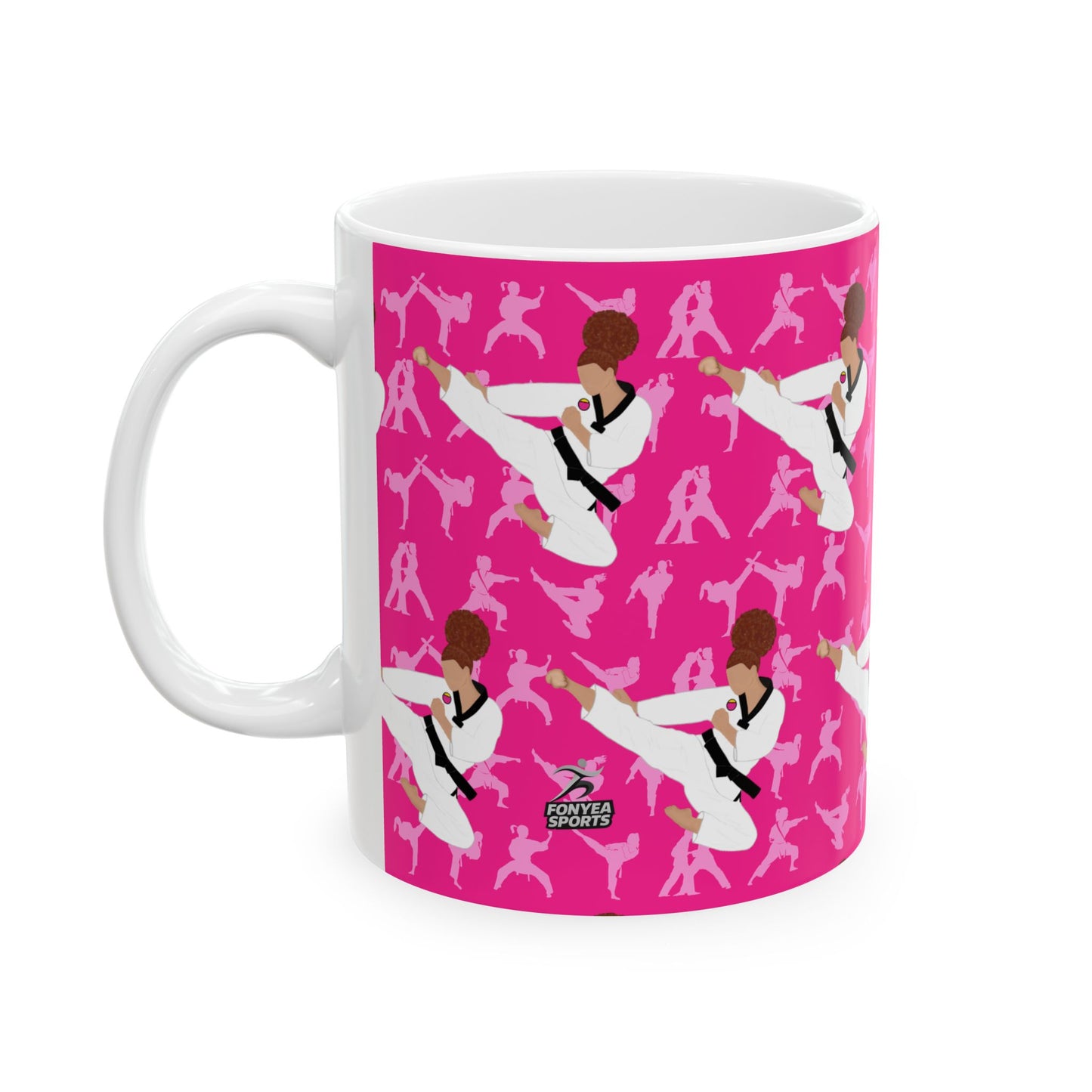 Martial Arts Ceramic Mug — Judo Karate Taekwondo Gift (11oz/15oz)