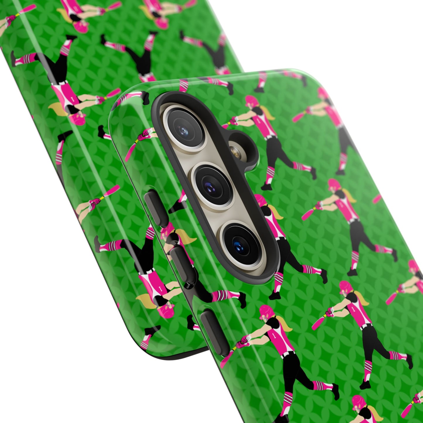 Personalized Softball Girl Tough Phone Case, Fonyea Sports