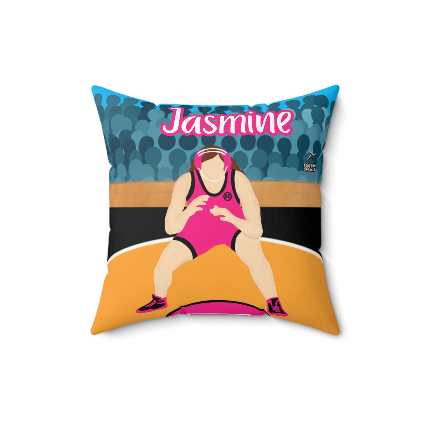 Fonyea Sports Wrestler Girl Pillow