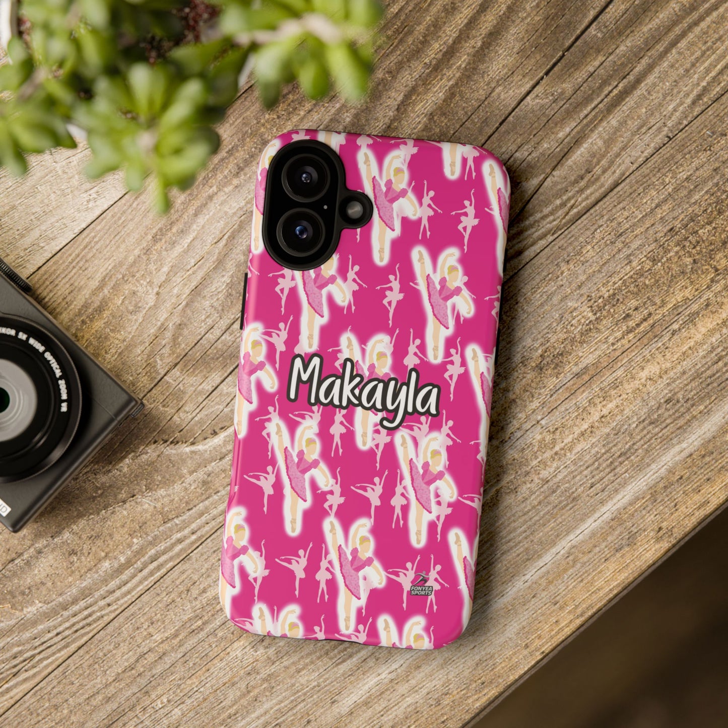 Personalized Ballerina Dancer Tough Phone Case, Fonyea Sports