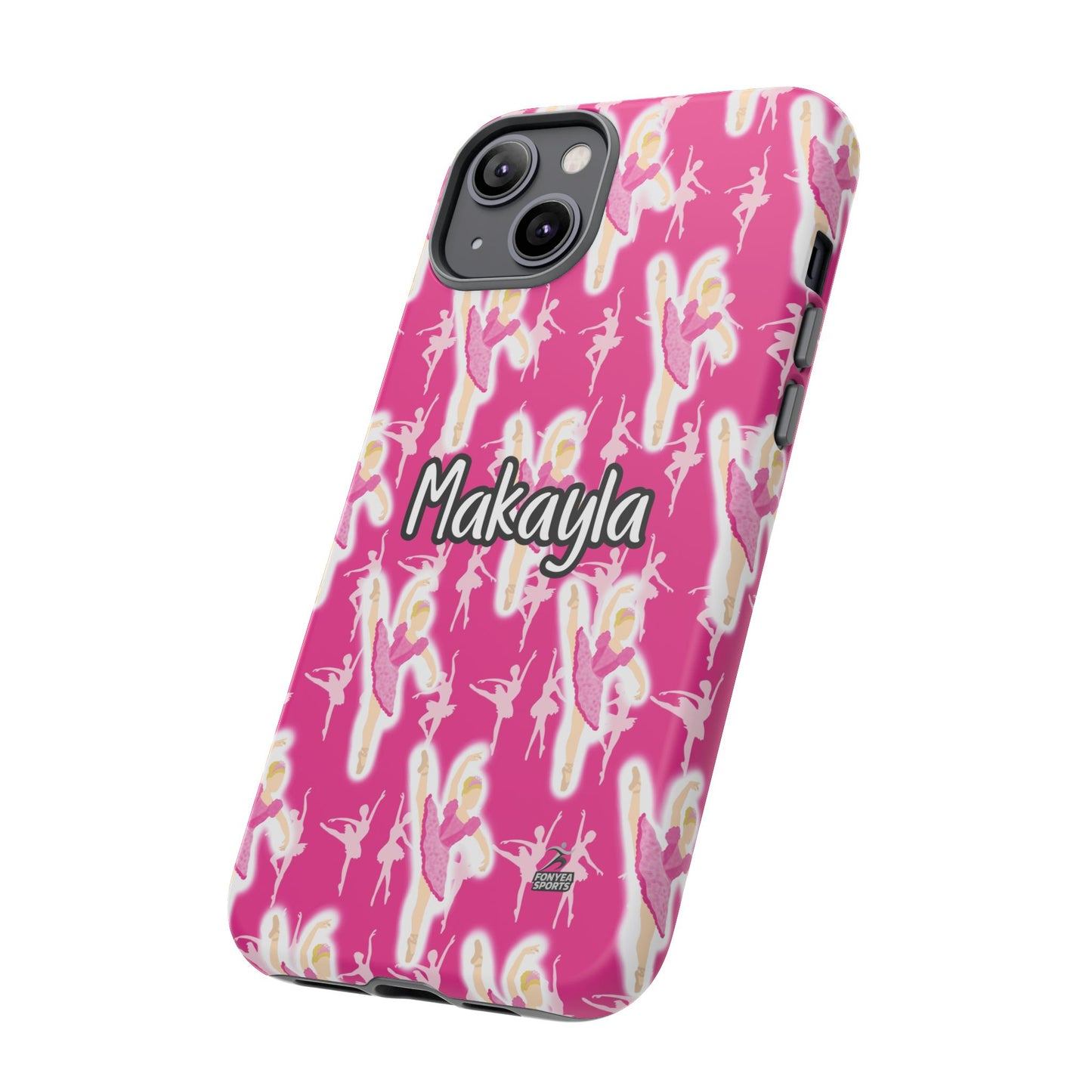 Personalized Ballerina Dancer Tough Phone Case, Fonyea Sports