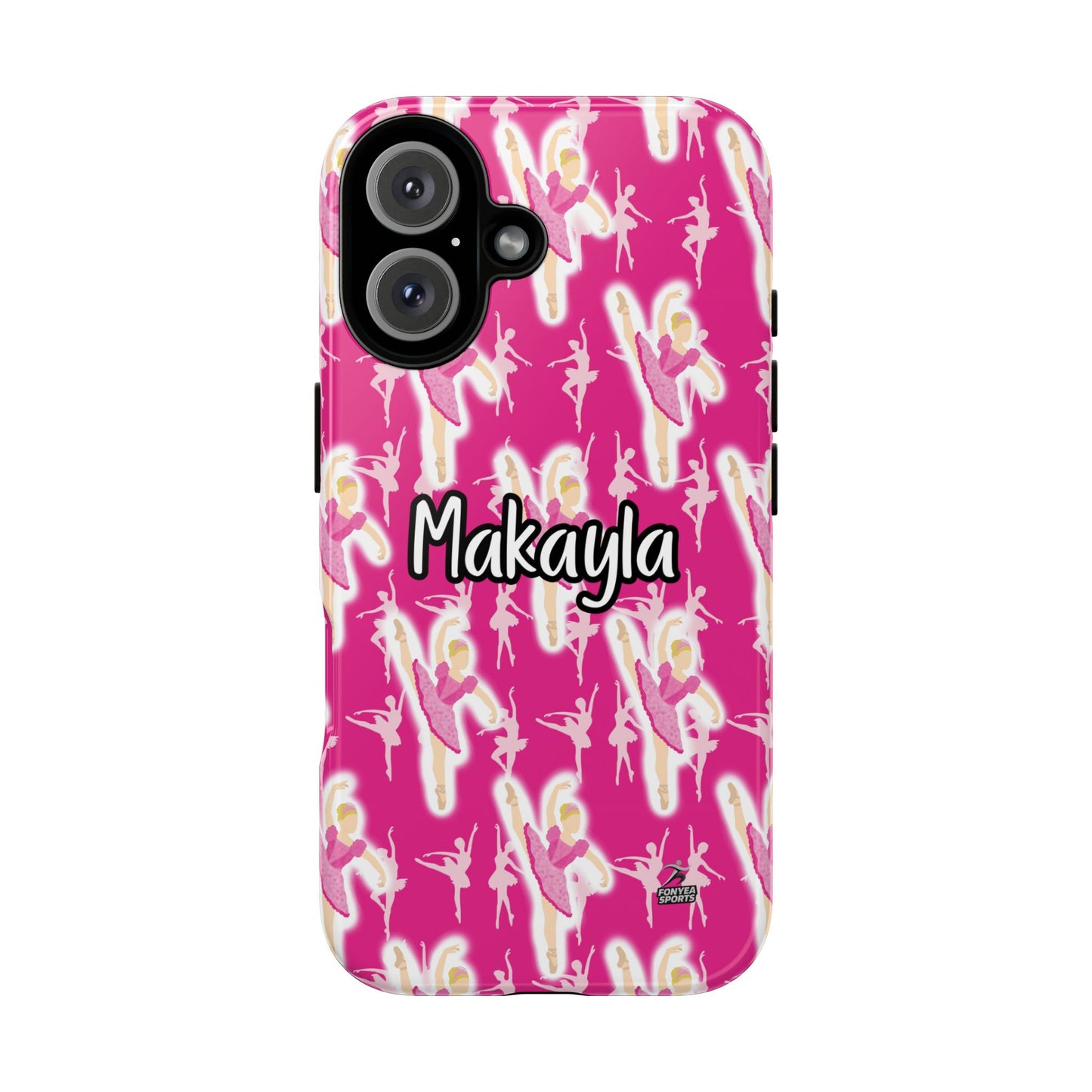Personalized Ballerina Dancer Tough Phone Case, Fonyea Sports
