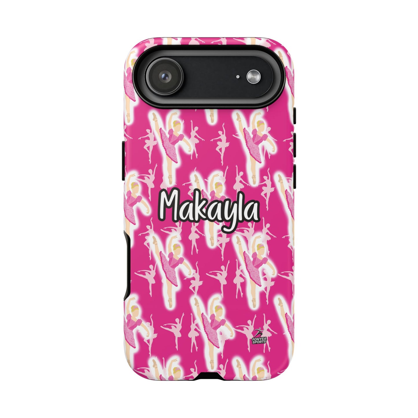 Personalized Ballerina Dancer Tough Phone Case, Fonyea Sports