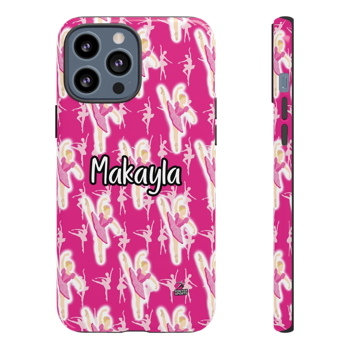 Personalized Ballerina Dancer Tough Phone Case, Fonyea Sports