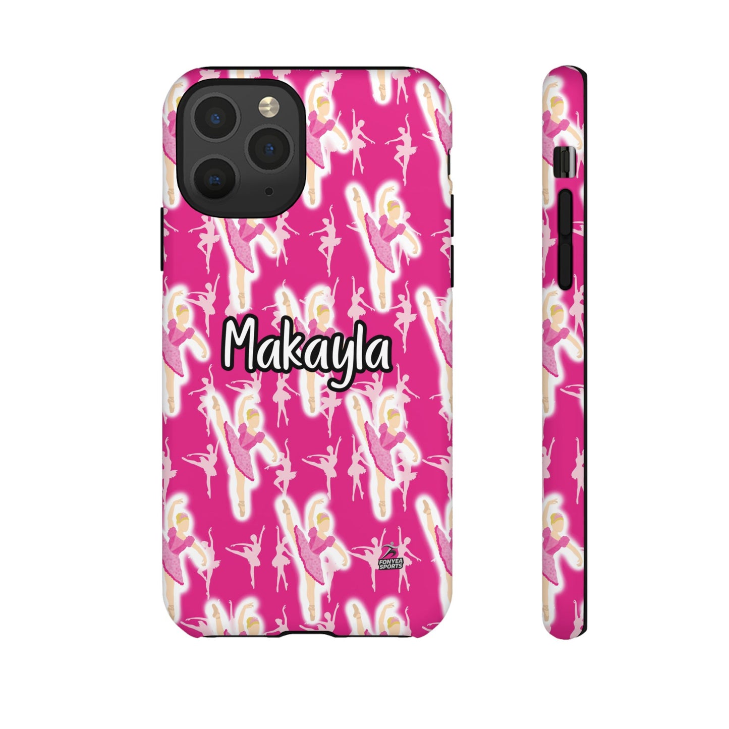 Personalized Ballerina Dancer Tough Phone Case, Fonyea Sports
