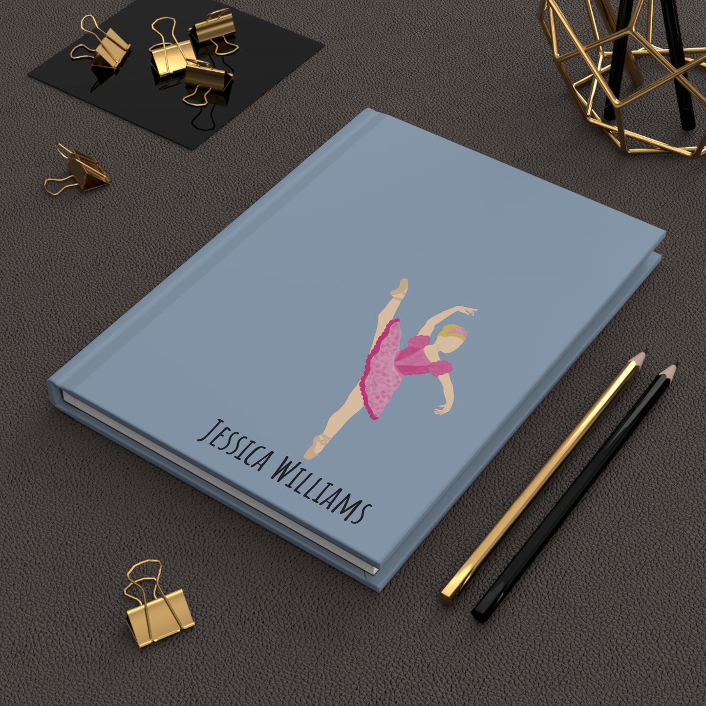 Personalized Ballerina Dancing Hardcover Journal: Dancer Ballet Gift, Fonyea Sports