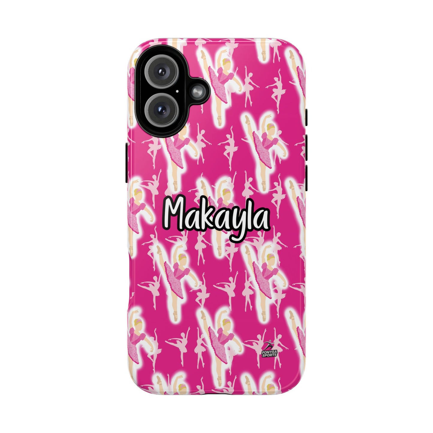 Personalized Ballerina Dancer Tough Phone Case, Fonyea Sports