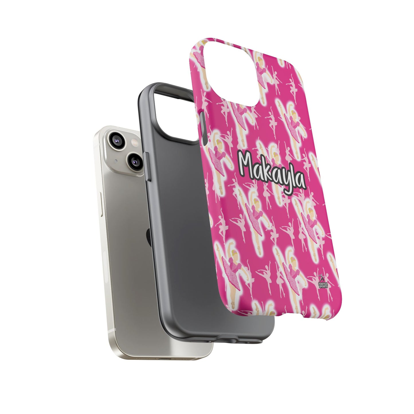 Personalized Ballerina Dancer Tough Phone Case, Fonyea Sports