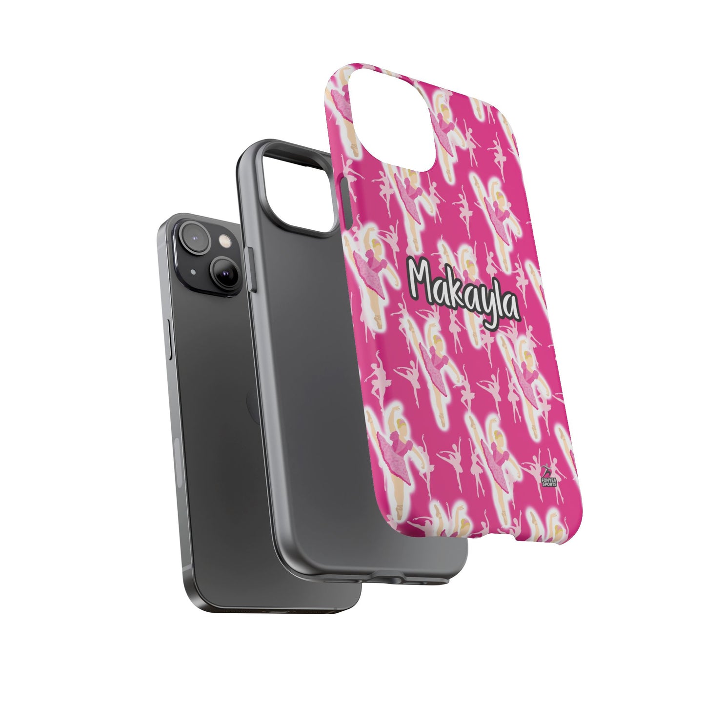 Personalized Ballerina Dancer Tough Phone Case, Fonyea Sports
