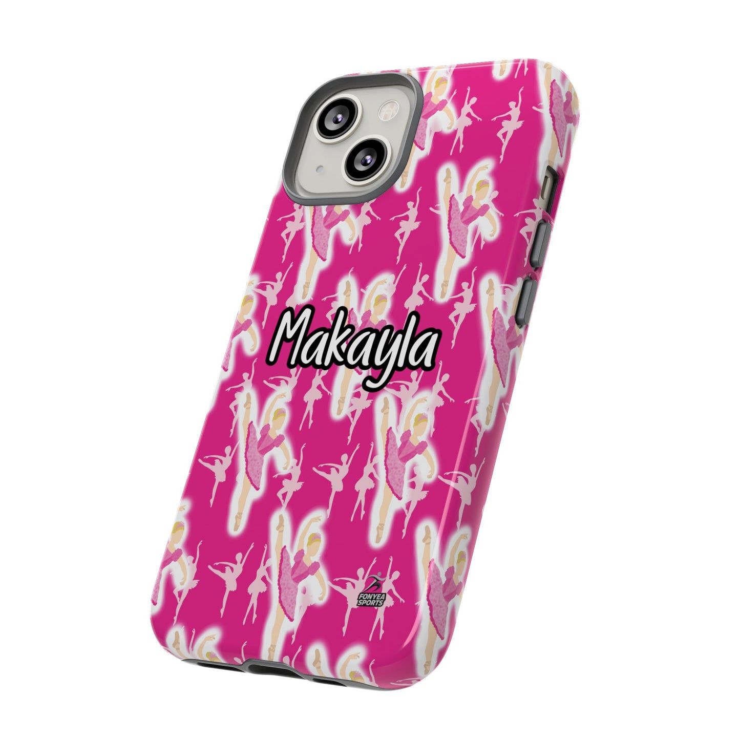 Personalized Ballerina Dancer Tough Phone Case, Fonyea Sports