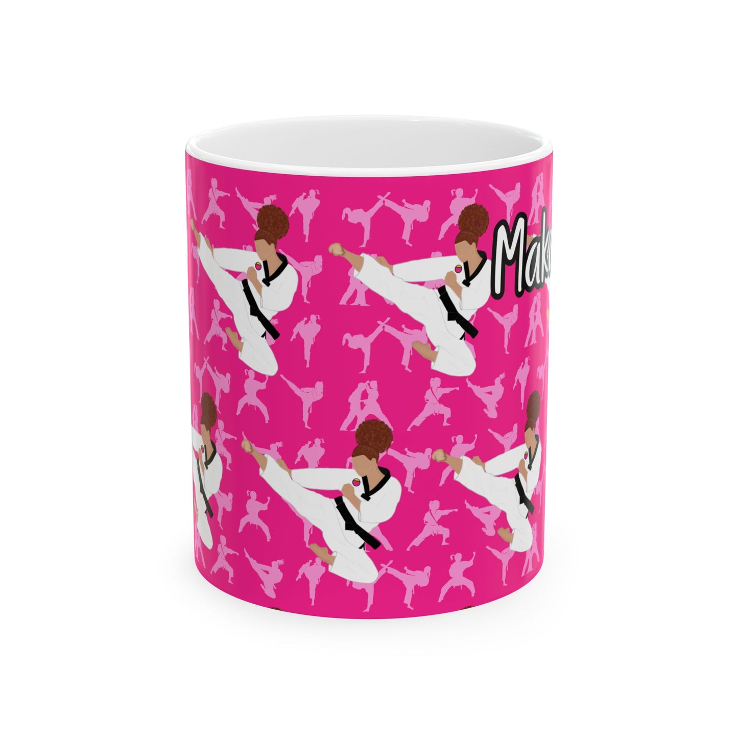 Martial Arts Ceramic Mug — Judo Karate Taekwondo Gift (11oz/15oz)