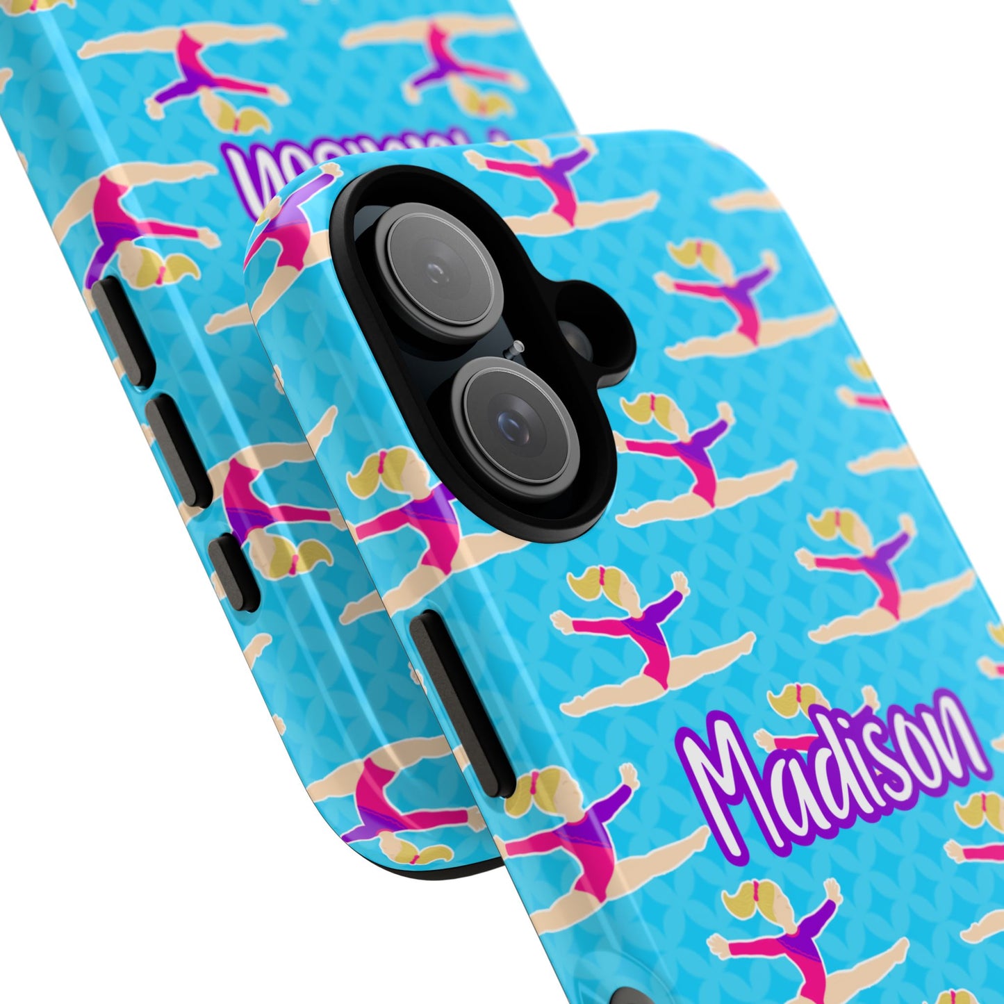 Personalized Gymnast BlueTough Phone Case, Fonyea Sports