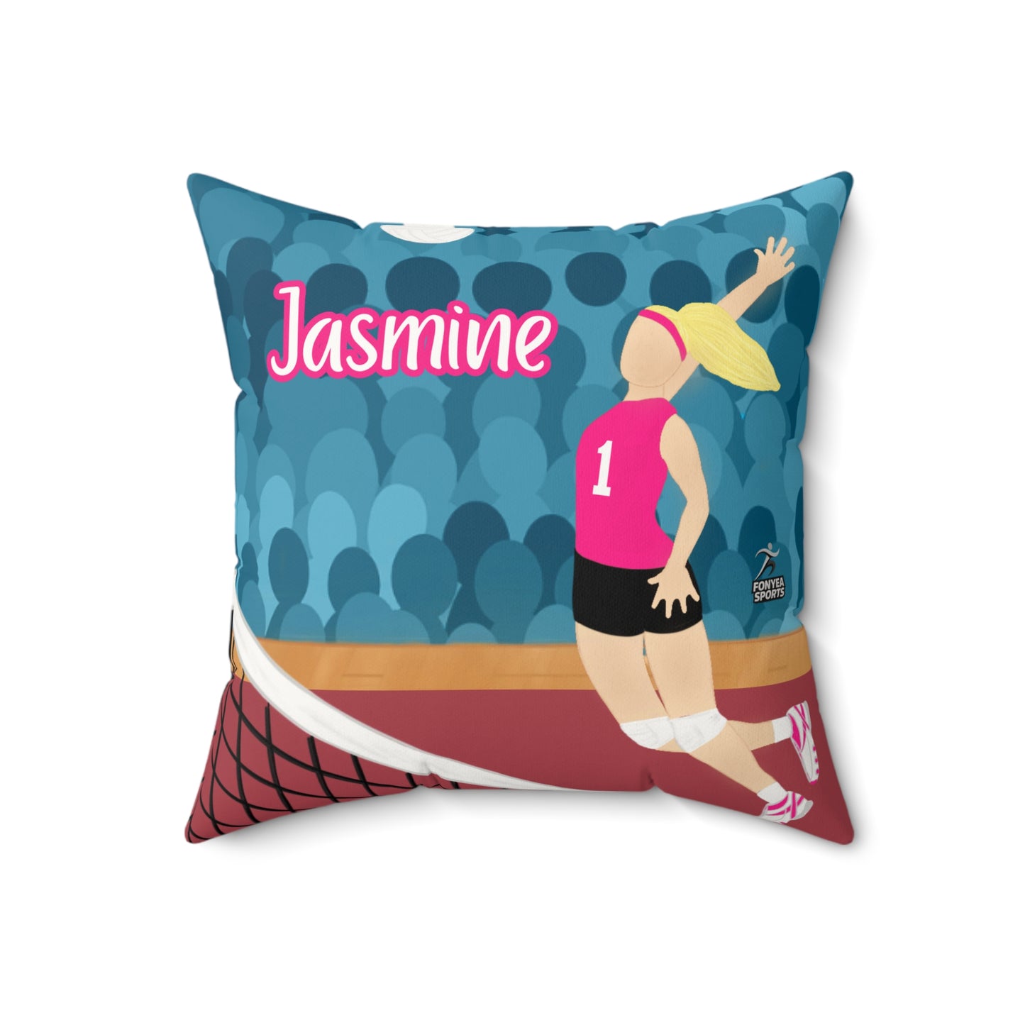 Fonyea Sports Volleyball Girl Pillow