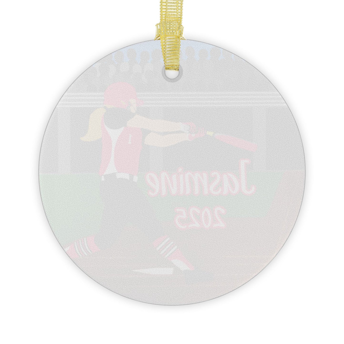 Personalized Softball Girl, Fast Pitch, Glass Ornament, Fonyea Sports