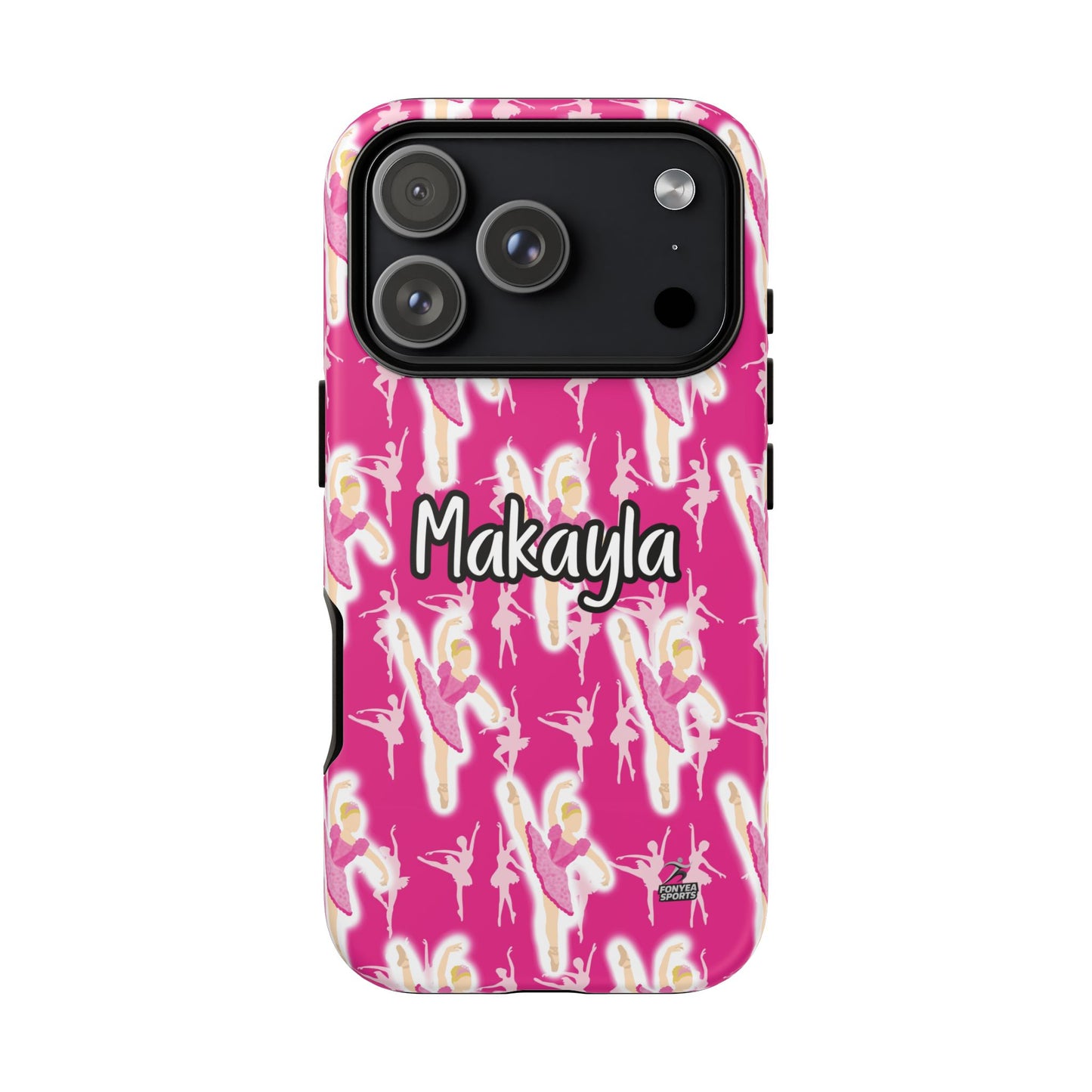 Personalized Ballerina Dancer Tough Phone Case, Fonyea Sports