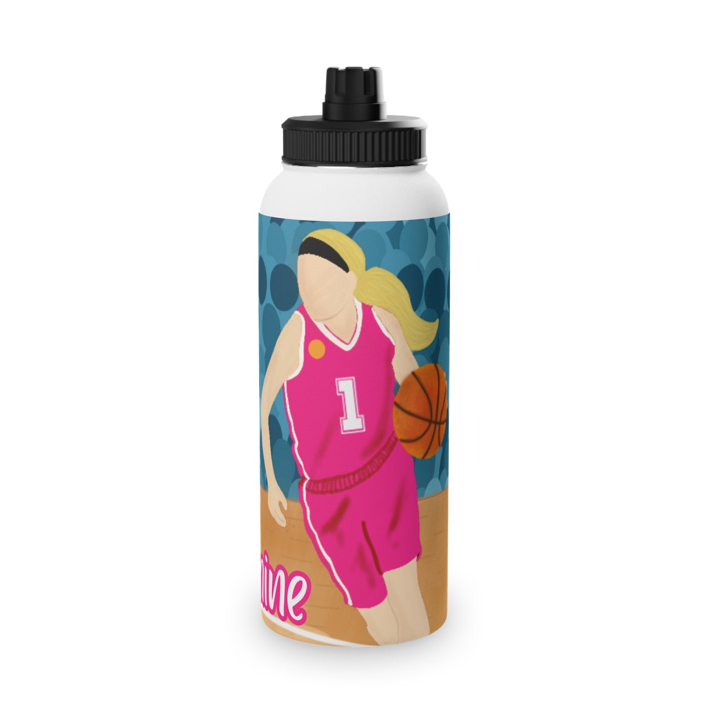 Fonyea Sports Basketball Girl Stainless Steel Water Bottle