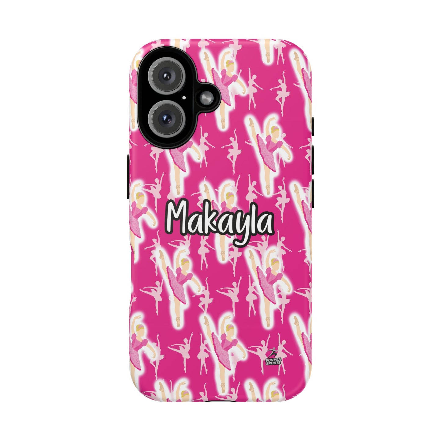Personalized Ballerina Dancer Tough Phone Case, Fonyea Sports