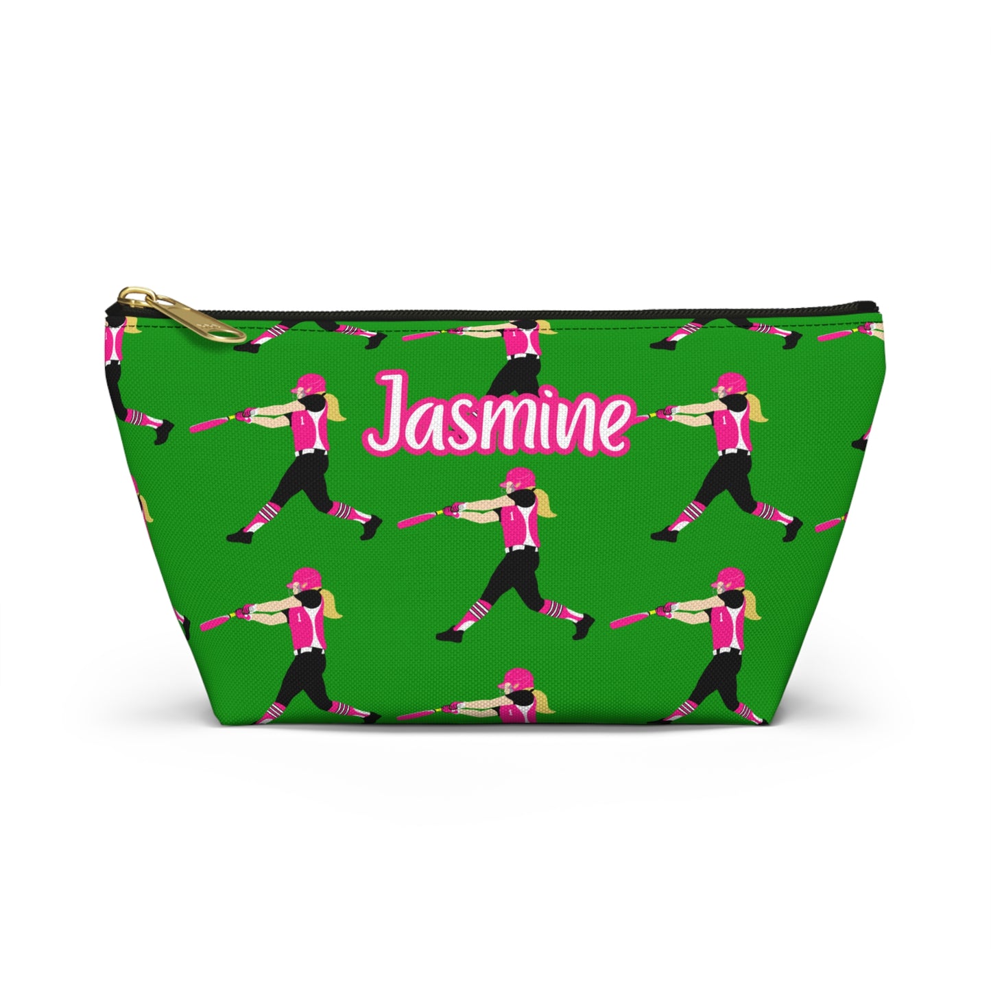 Fonyea Sports Softball Accessory Makeup Pouch Bag