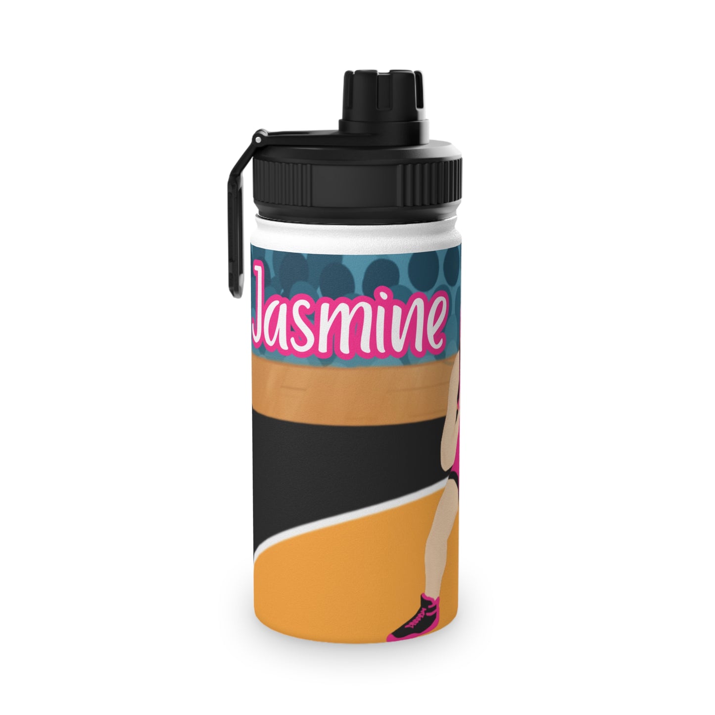 Fonyea Sports Wrestler Girl Stainless Steel Water Bottle