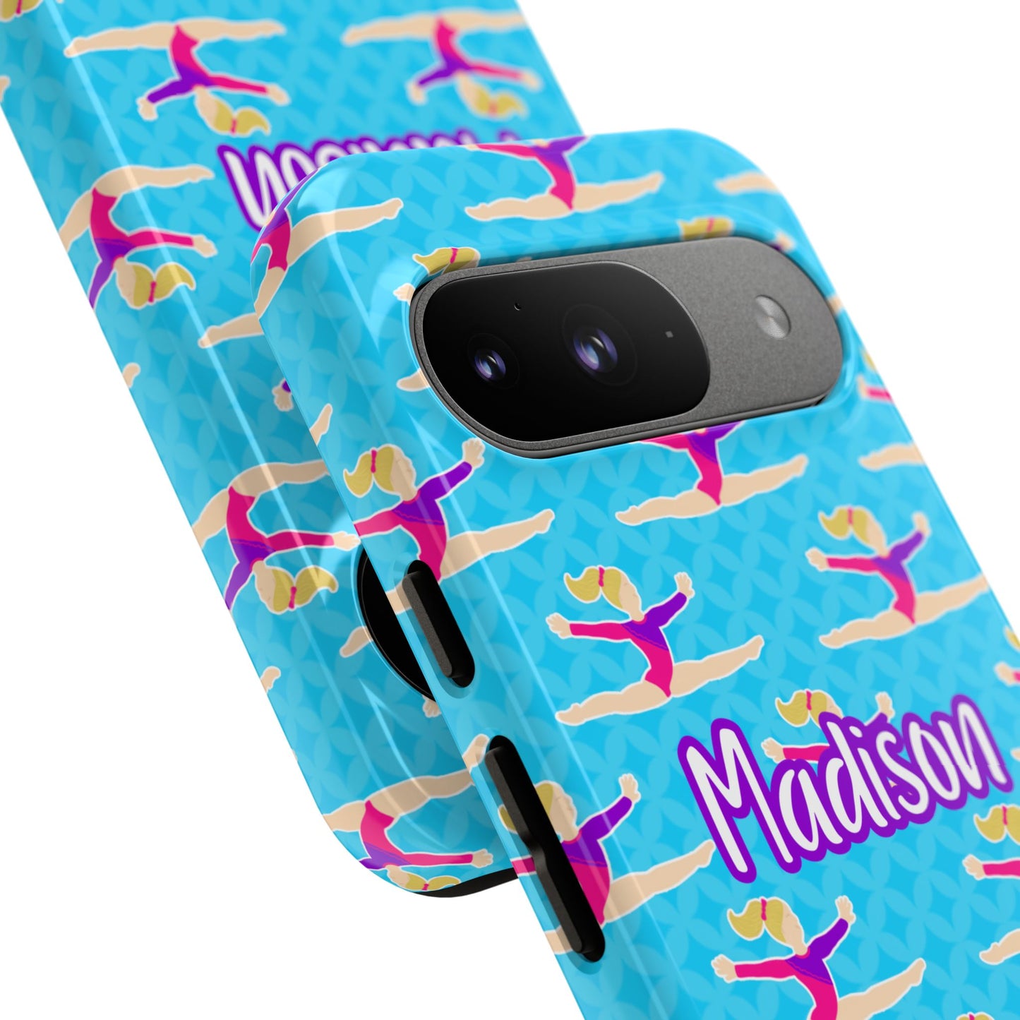 Personalized Gymnast BlueTough Phone Case, Fonyea Sports