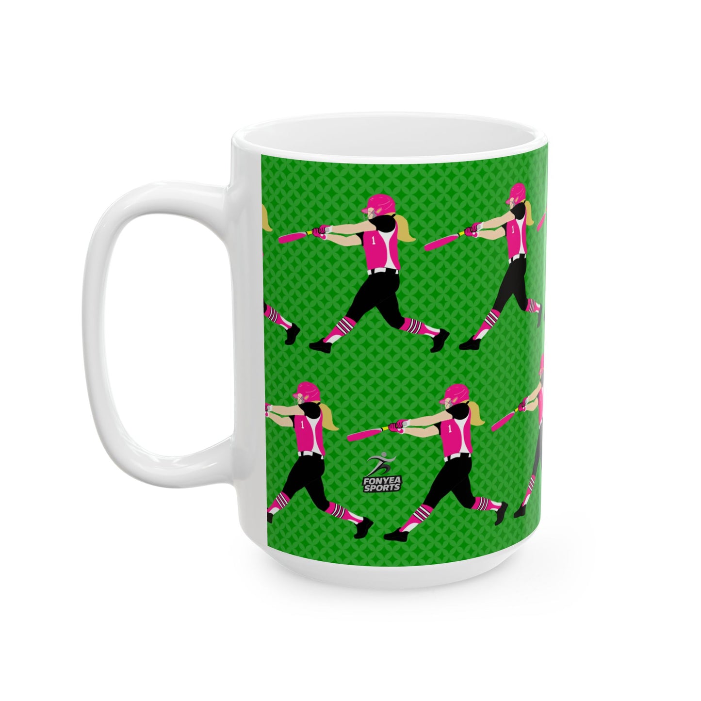 Personalized Softball Ceramic Mug  (11oz/15oz)