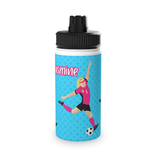 Fonyea Sports Soccer Girl Stainless Steel Water Bottle
