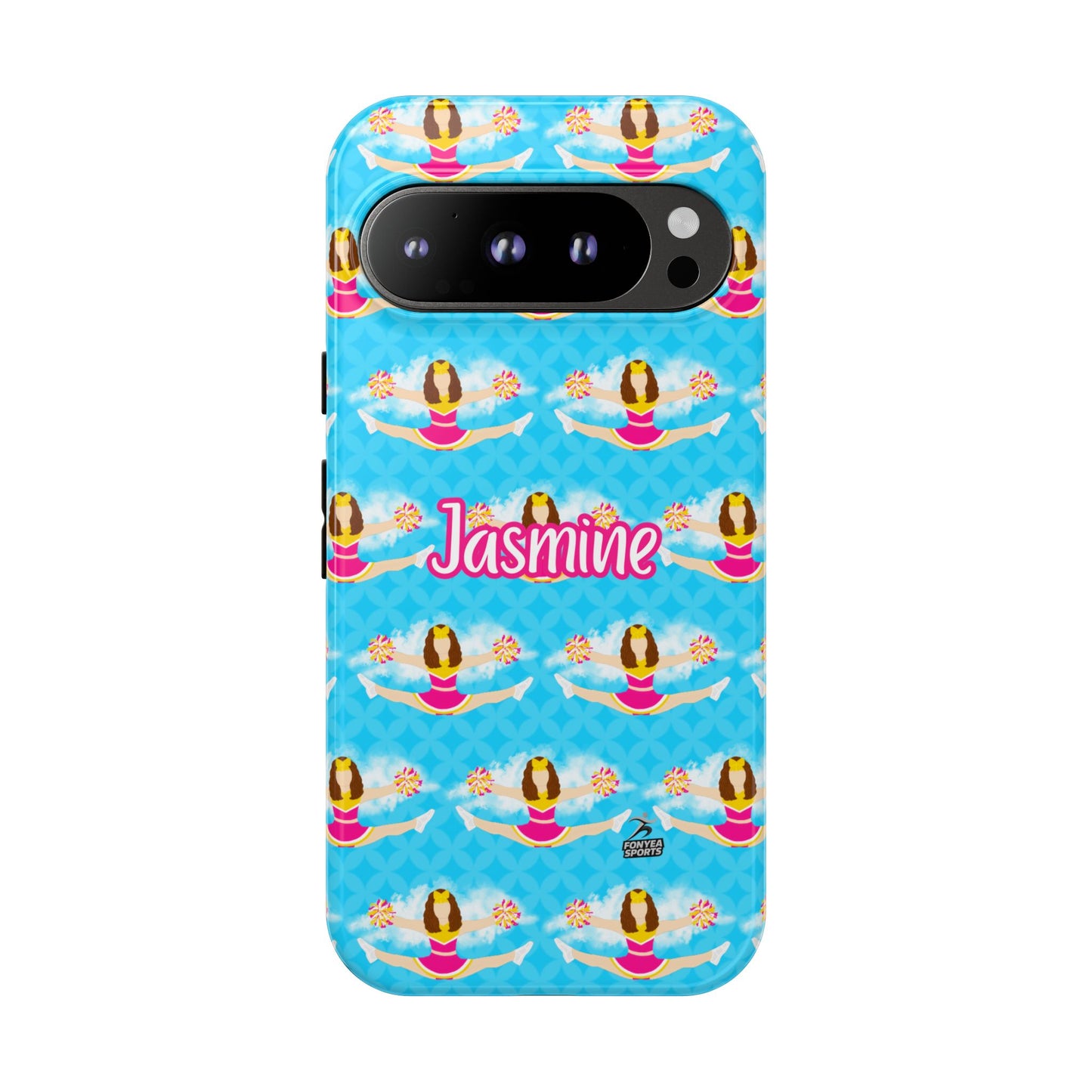 Personalized Cheerleader Tough Phone Case, Fonyea Sports