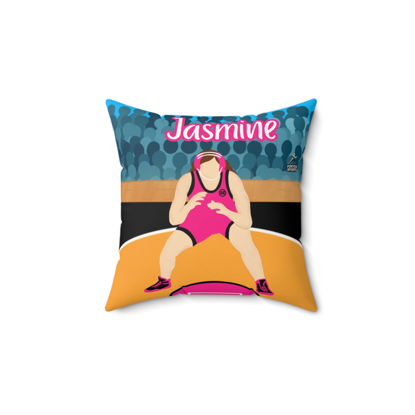 Fonyea Sports Wrestler Girl Pillow