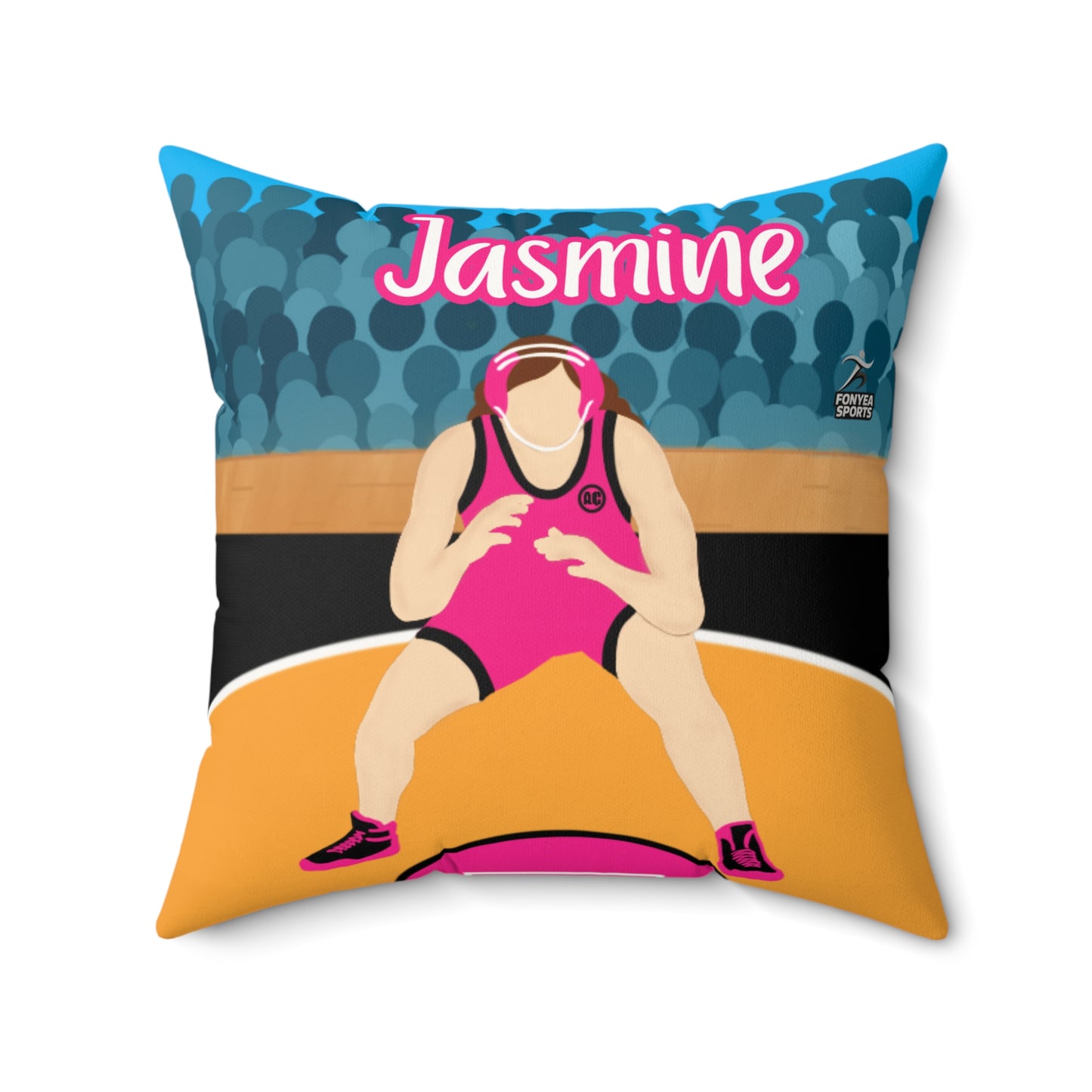 Fonyea Sports Wrestler Girl Pillow