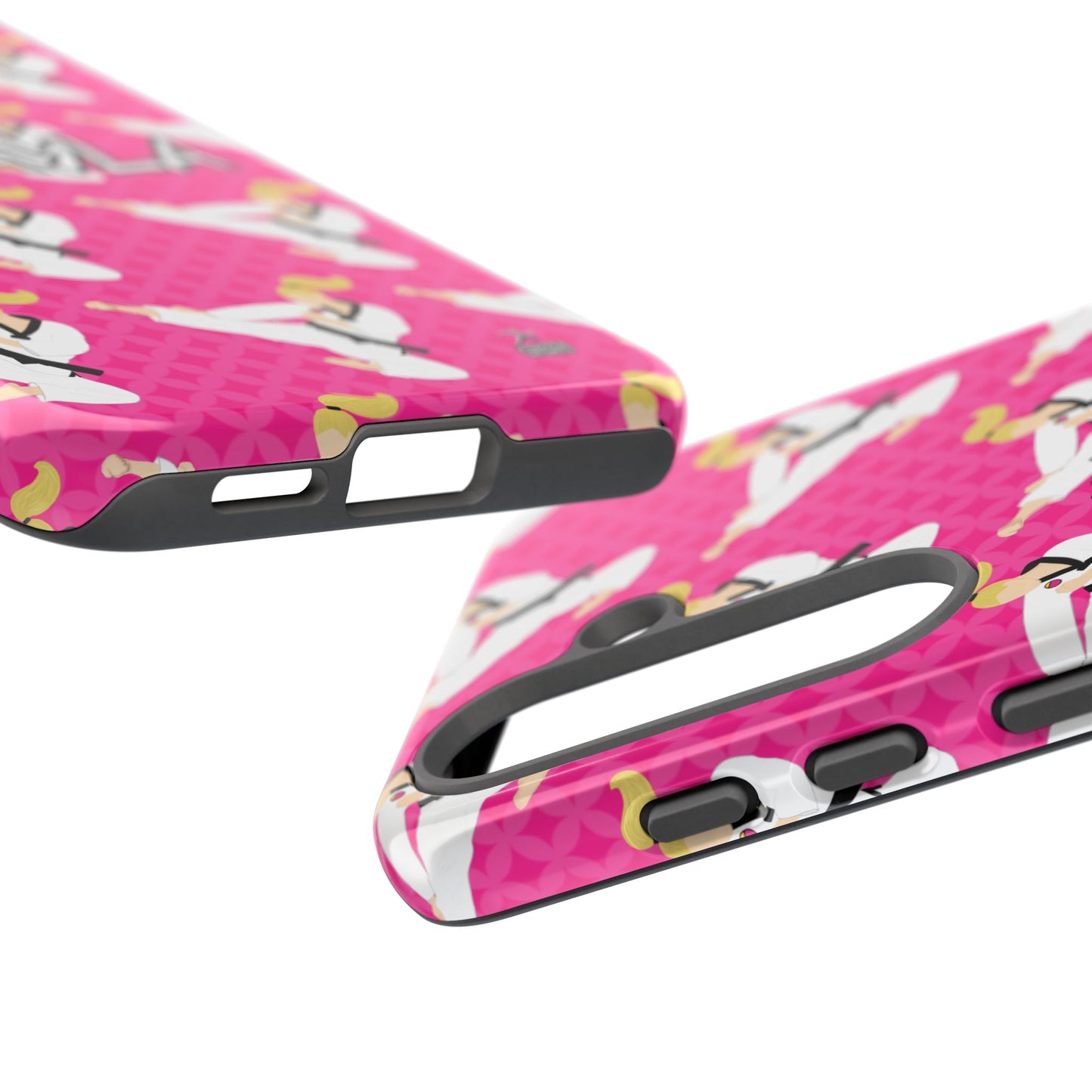 Personalized Martial Arts Taekwondo Karate Girl Tough Phone Case, Fonyea Sports