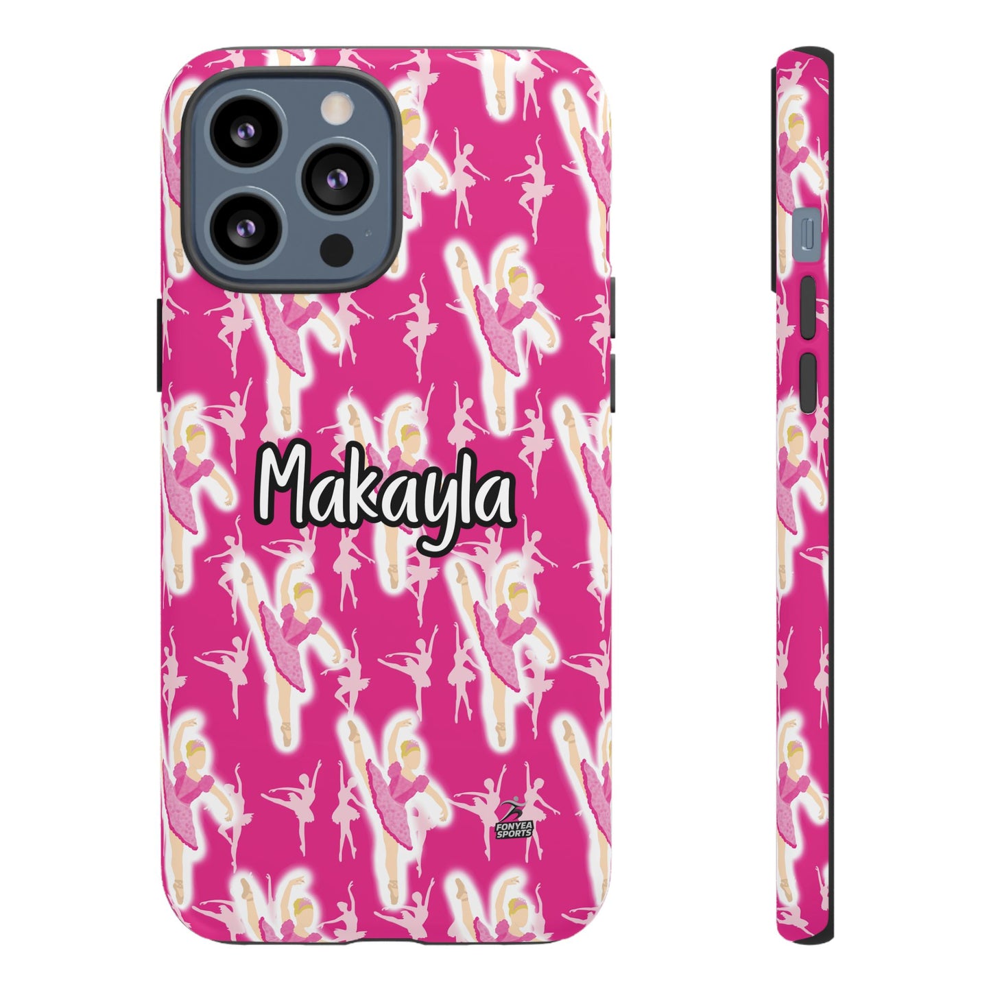Personalized Ballerina Dancer Tough Phone Case, Fonyea Sports
