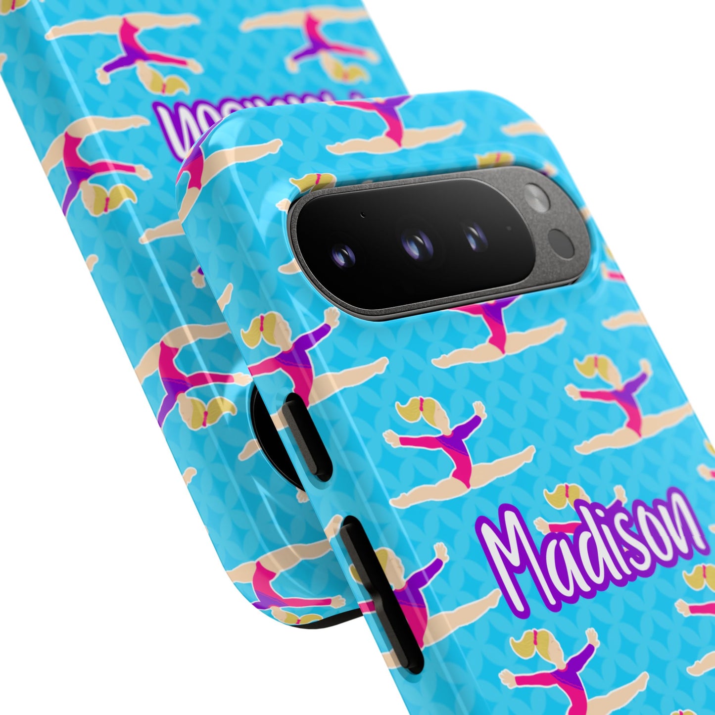 Personalized Gymnast BlueTough Phone Case, Fonyea Sports