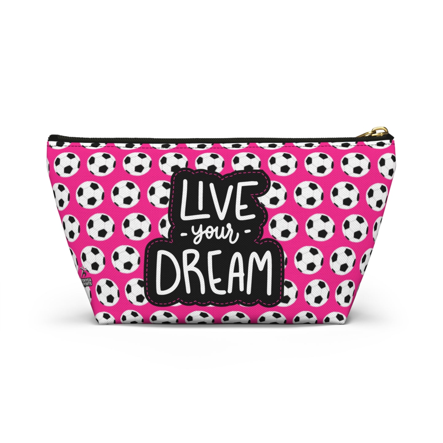 Fonyea Sports Soccer Girl Accessory Makeup Pouch Bag