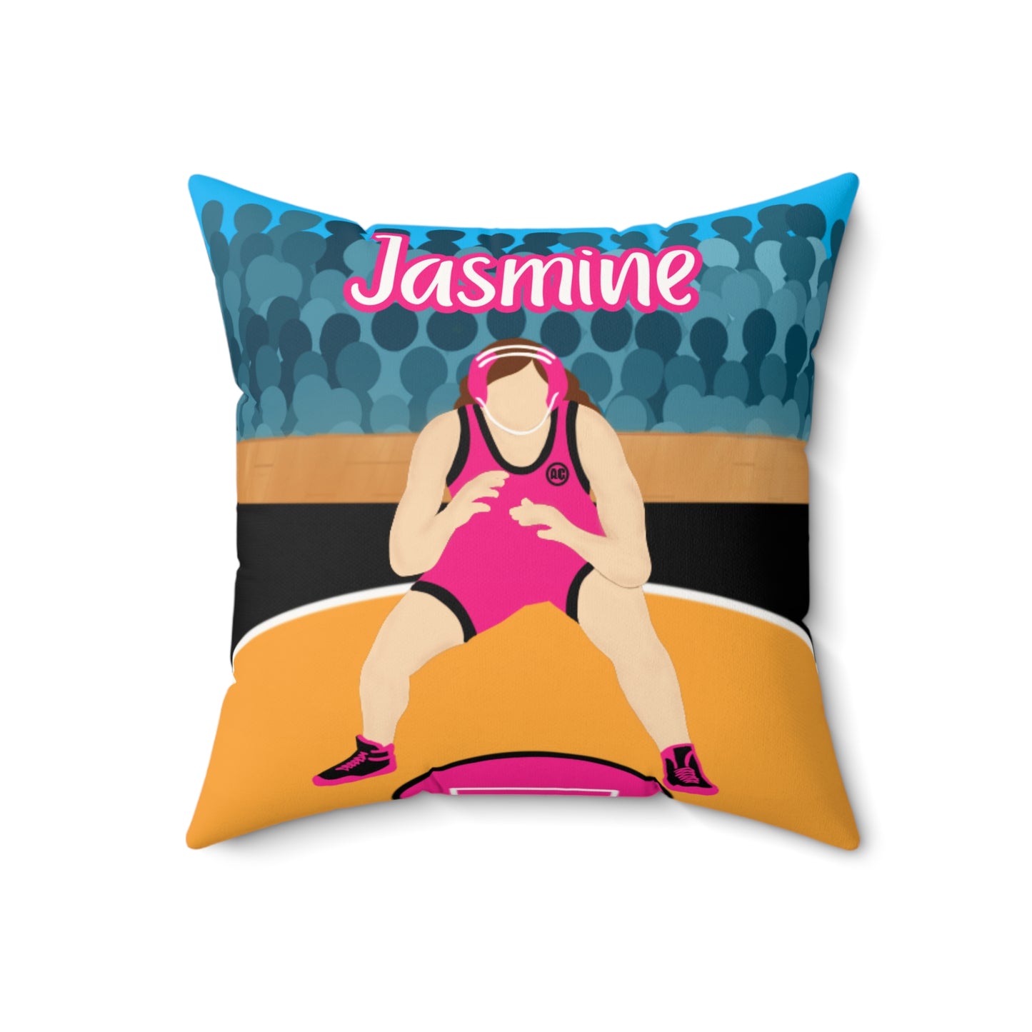 Fonyea Sports Wrestler Girl Pillow