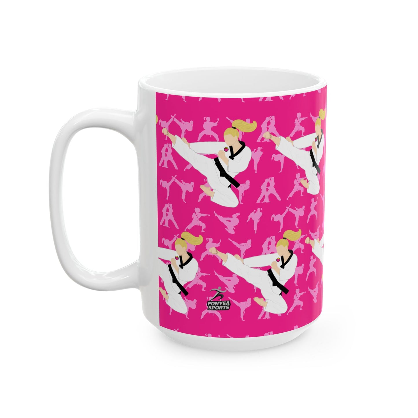 Martial Arts Ceramic Mug — Judo Karate Taekwondo Gift (11oz/15oz)