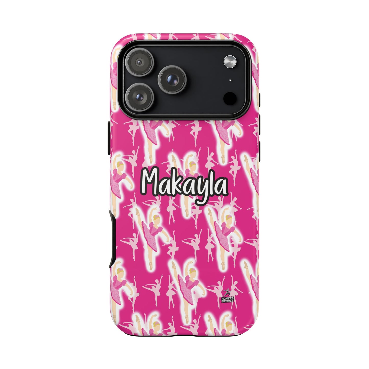 Personalized Ballerina Dancer Tough Phone Case, Fonyea Sports