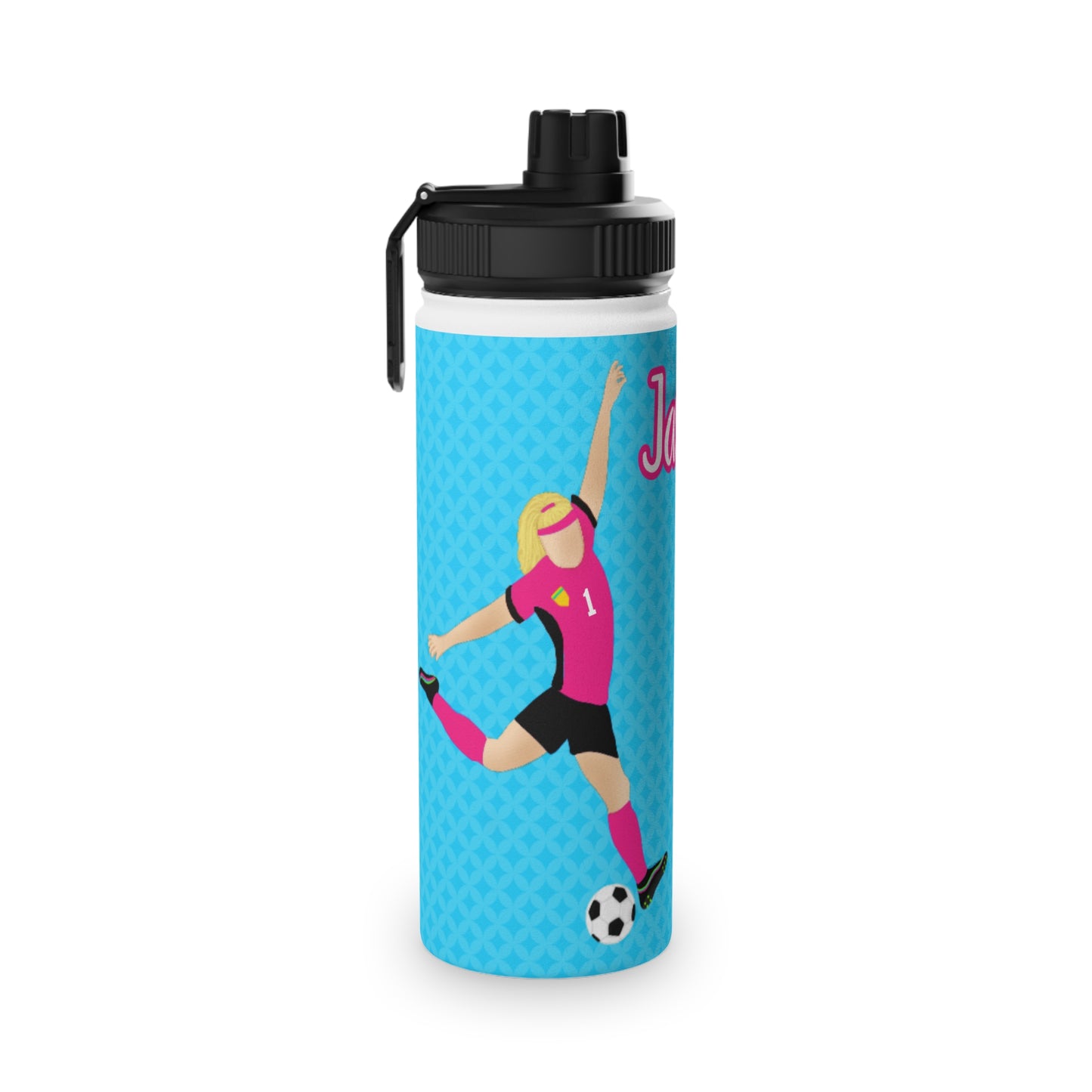 Fonyea Sports Soccer Girl Stainless Steel Water Bottle
