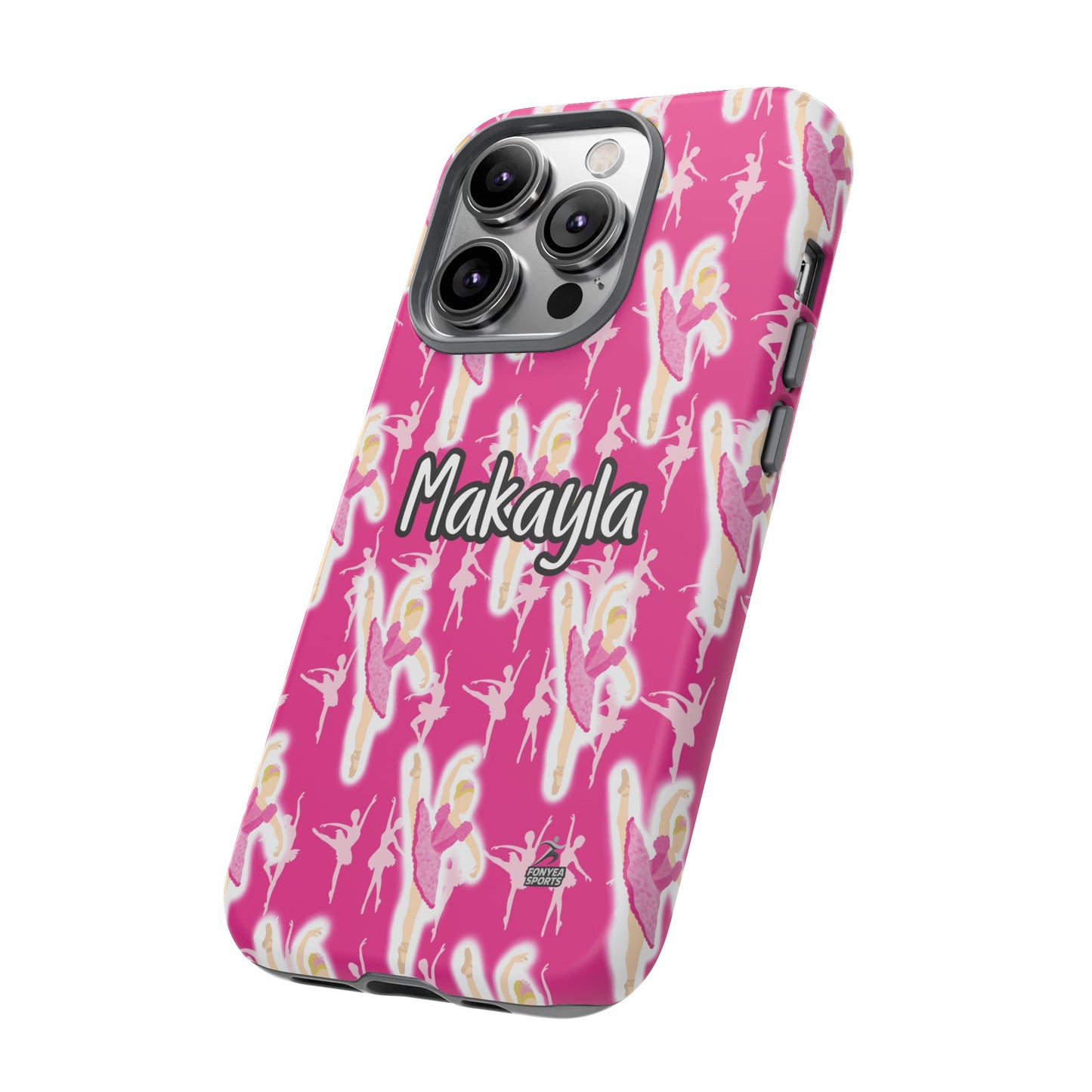 Personalized Ballerina Dancer Tough Phone Case, Fonyea Sports
