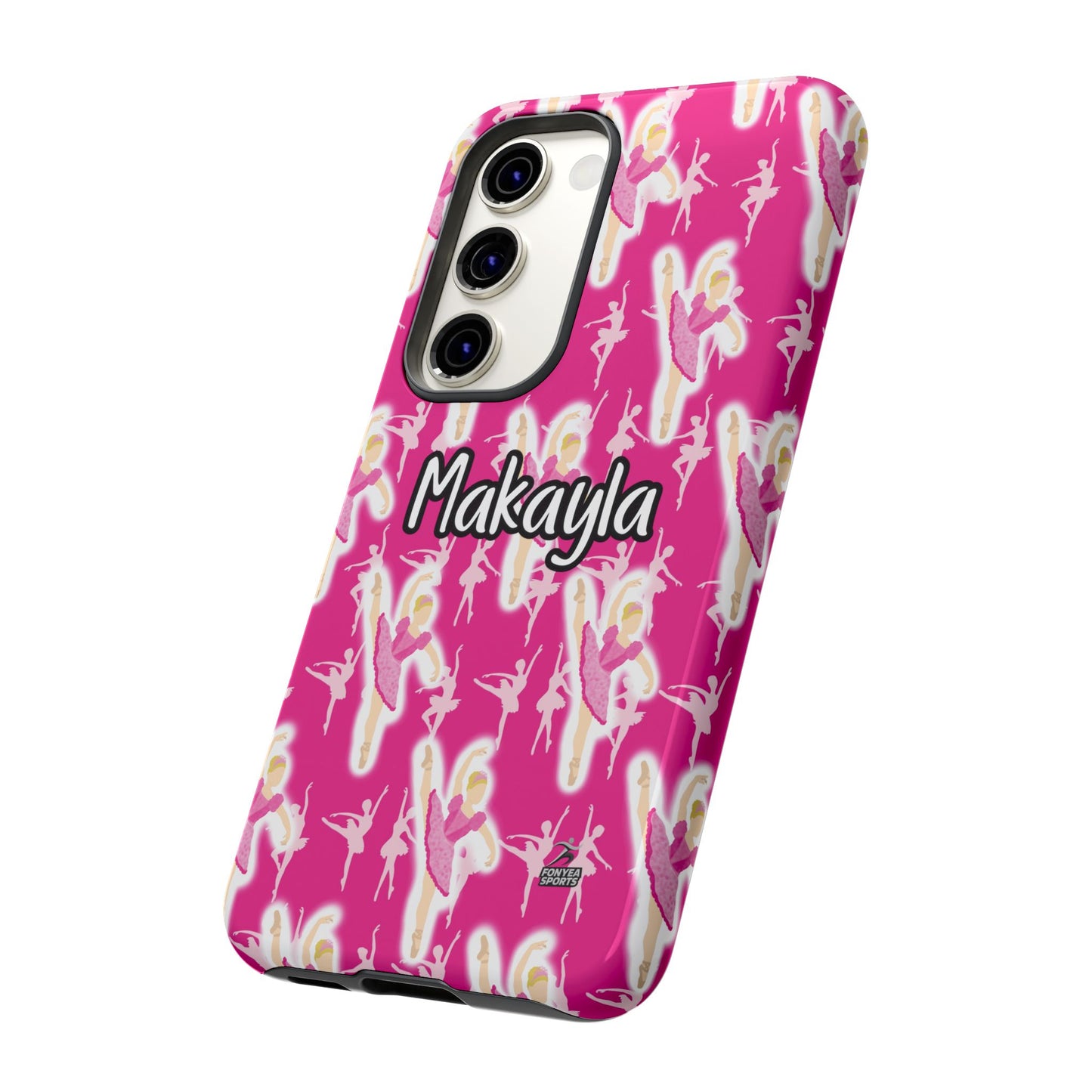 Personalized Ballerina Dancer Tough Phone Case, Fonyea Sports