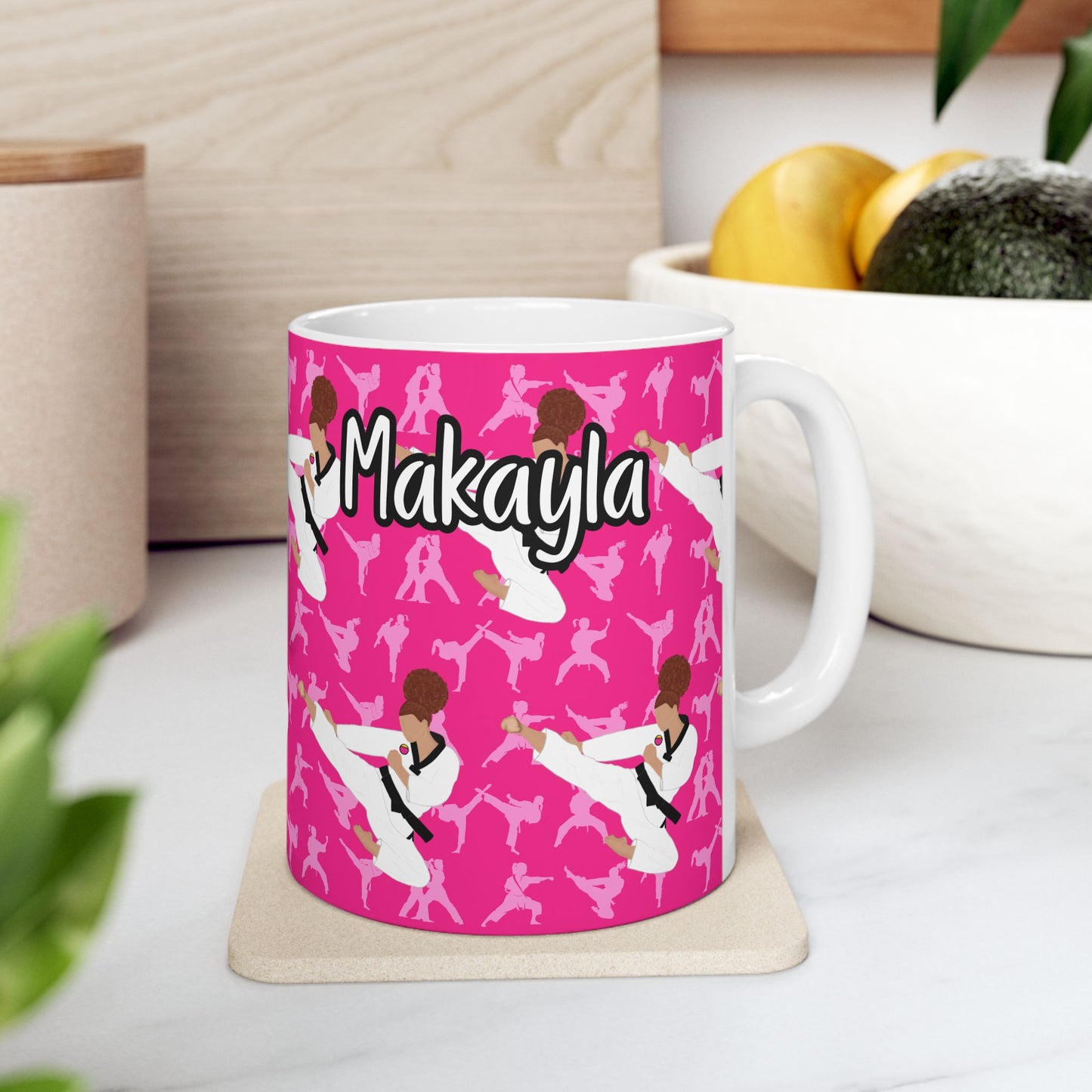 Martial Arts Ceramic Mug — Judo Karate Taekwondo Gift (11oz/15oz)