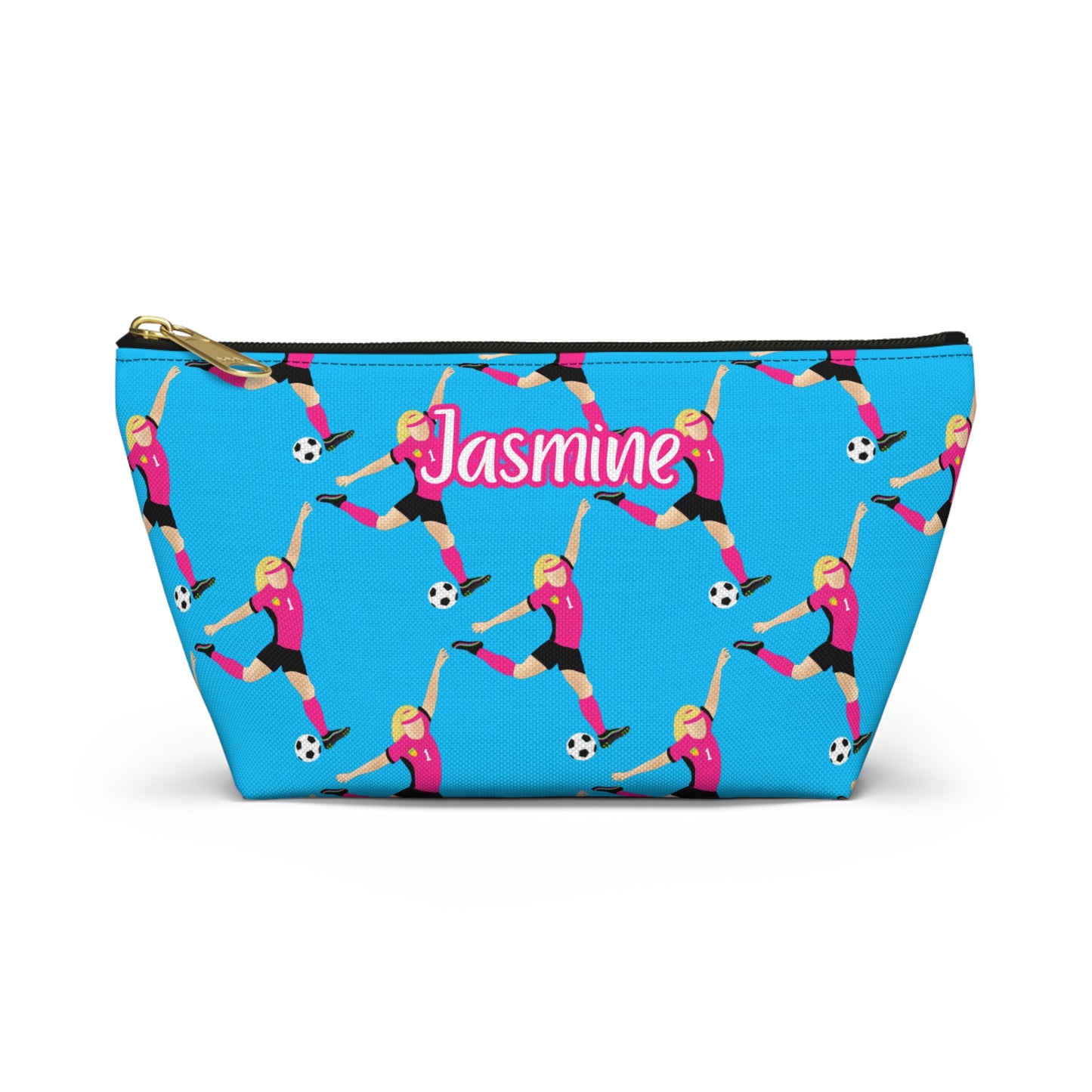 Fonyea Sports Soccer Girl Accessory Makeup Pouch Bag